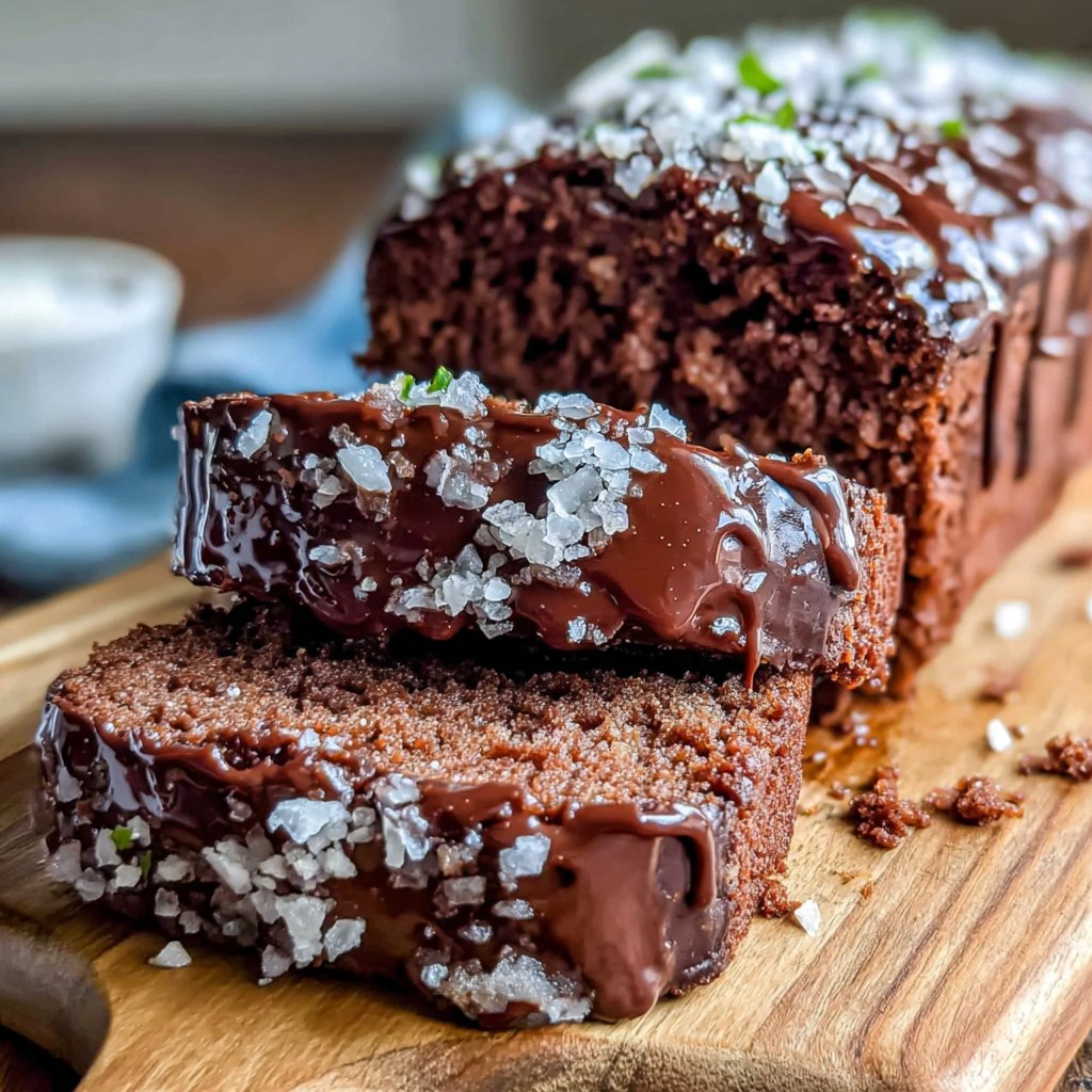 Chocolate Loaf Cake With Simple Glaze