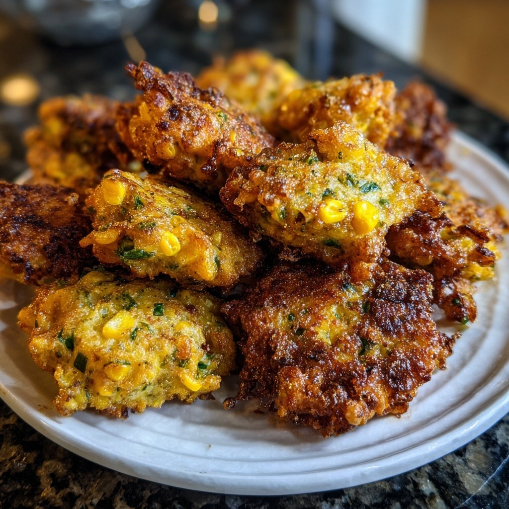 Jamaican Sweet Corn Fritters