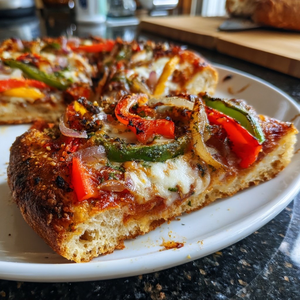 Super Bowl Food Sheet Pan Veggie Pizza