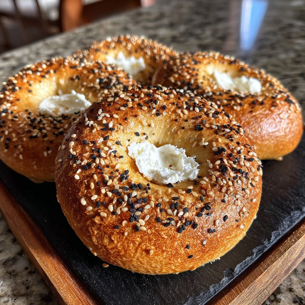 Greek Yogurt Protein Bagels