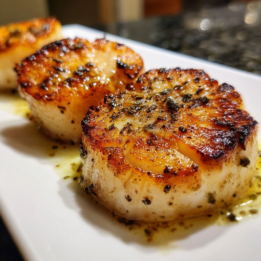 Seared Scallops with Lemon Beurre Blanc