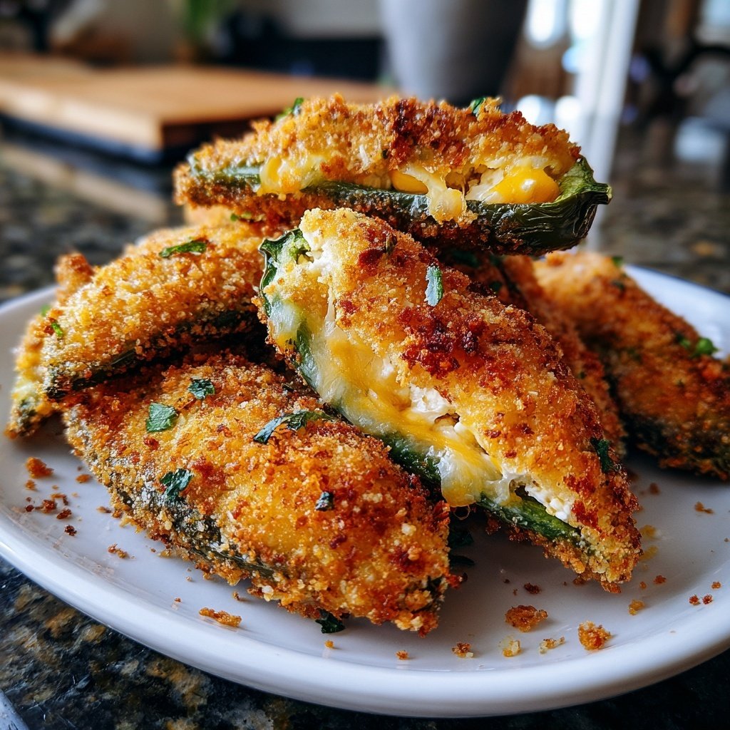 Jalapeno Poppers with Feta Cheese