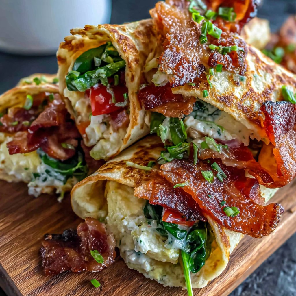 Keto Breakfast Egg Wraps