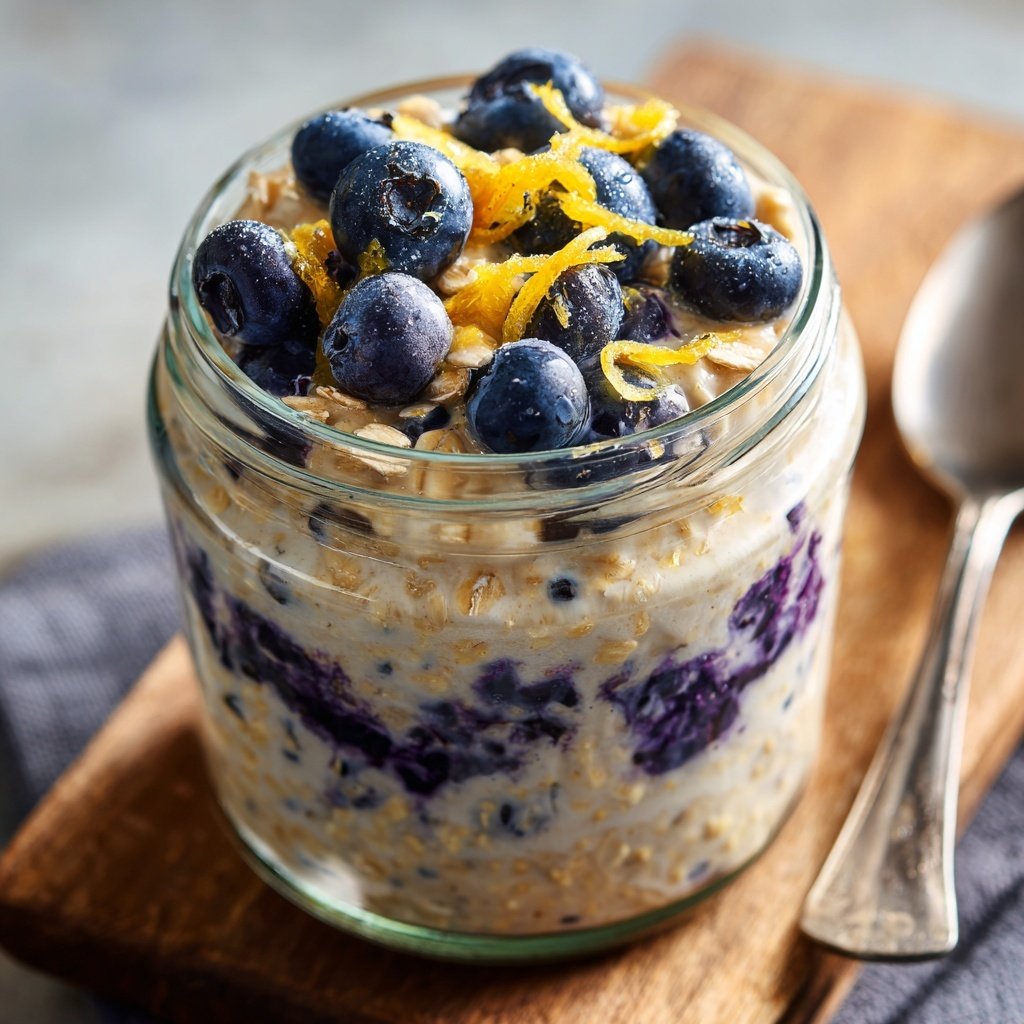 Blueberry Lemon Overnight Oats