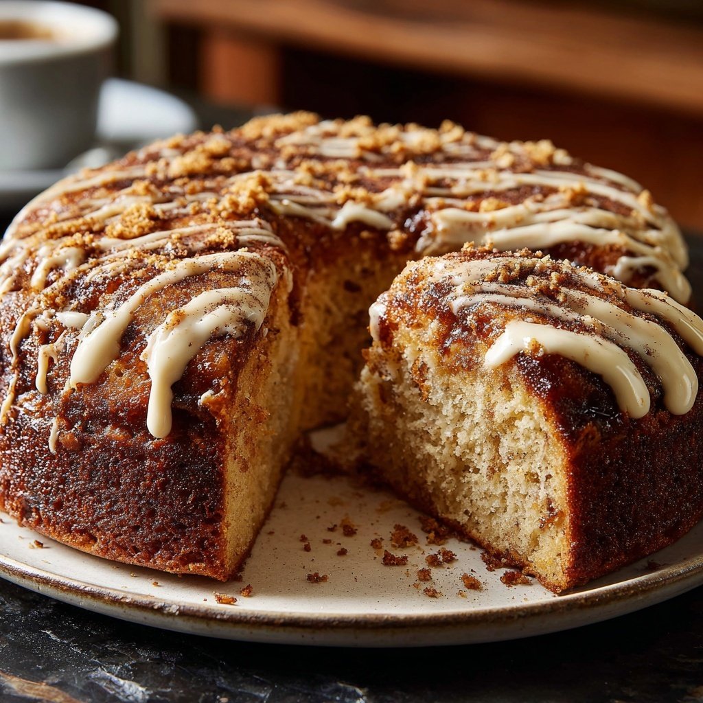 Cinnamon Banana Yogurt Breakfast Cake