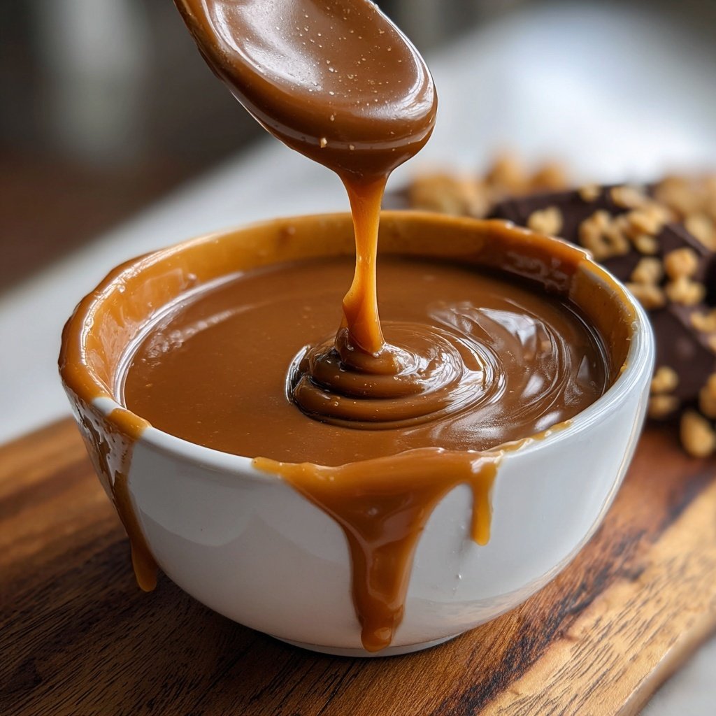 Fondue with Caramel Chocolate