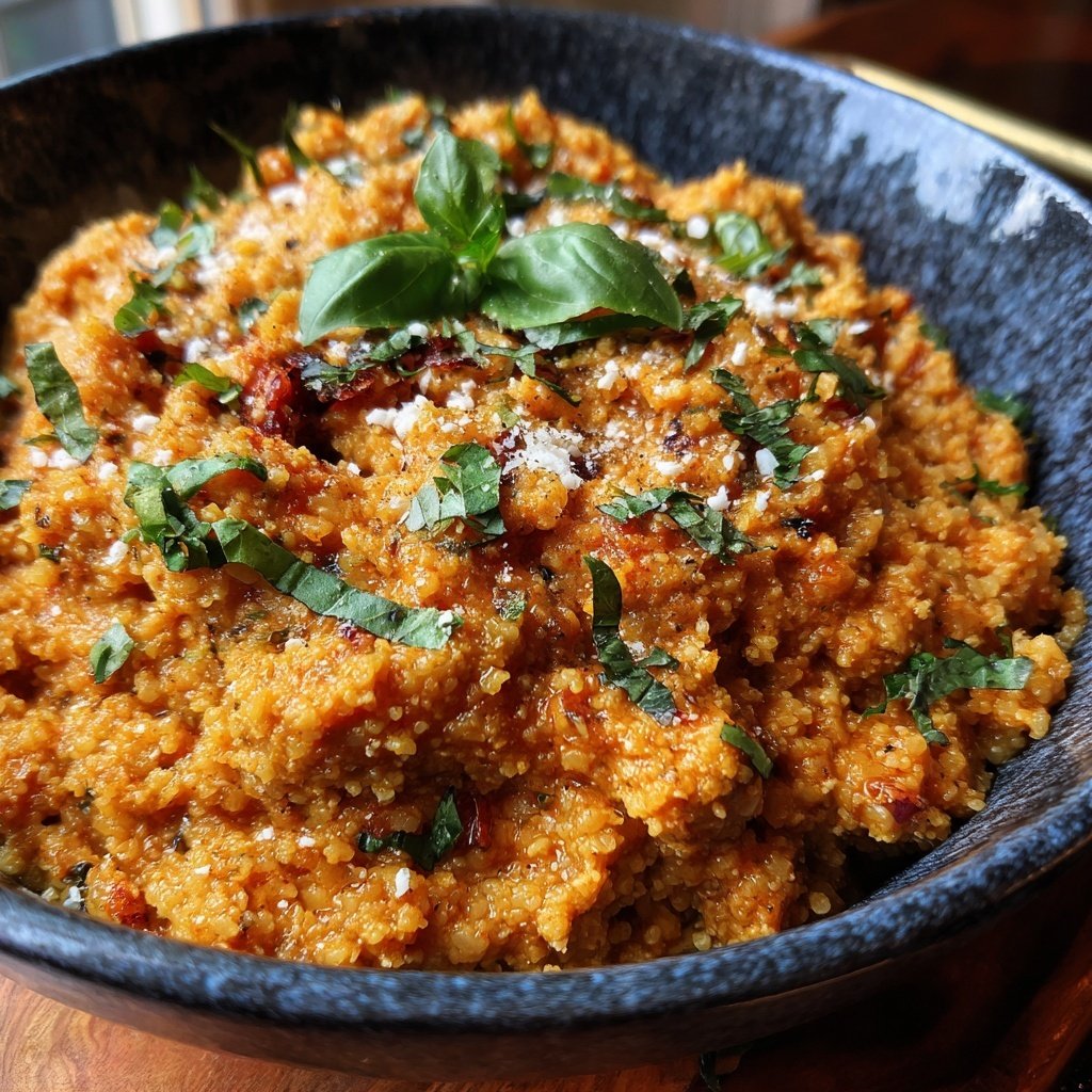 Creamy Tomato Lentil Couscous
