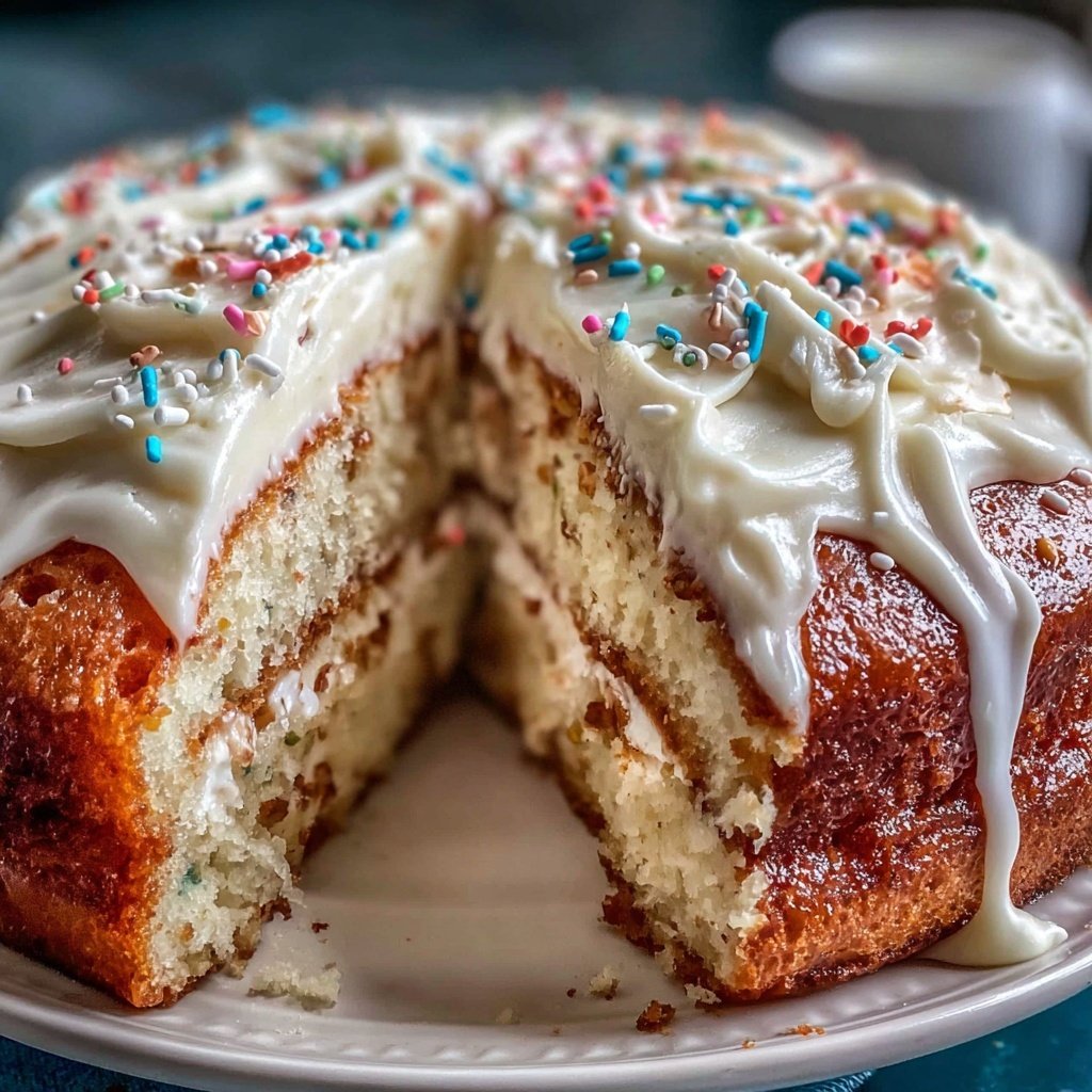 Spring Baking Vanilla Bean Cake