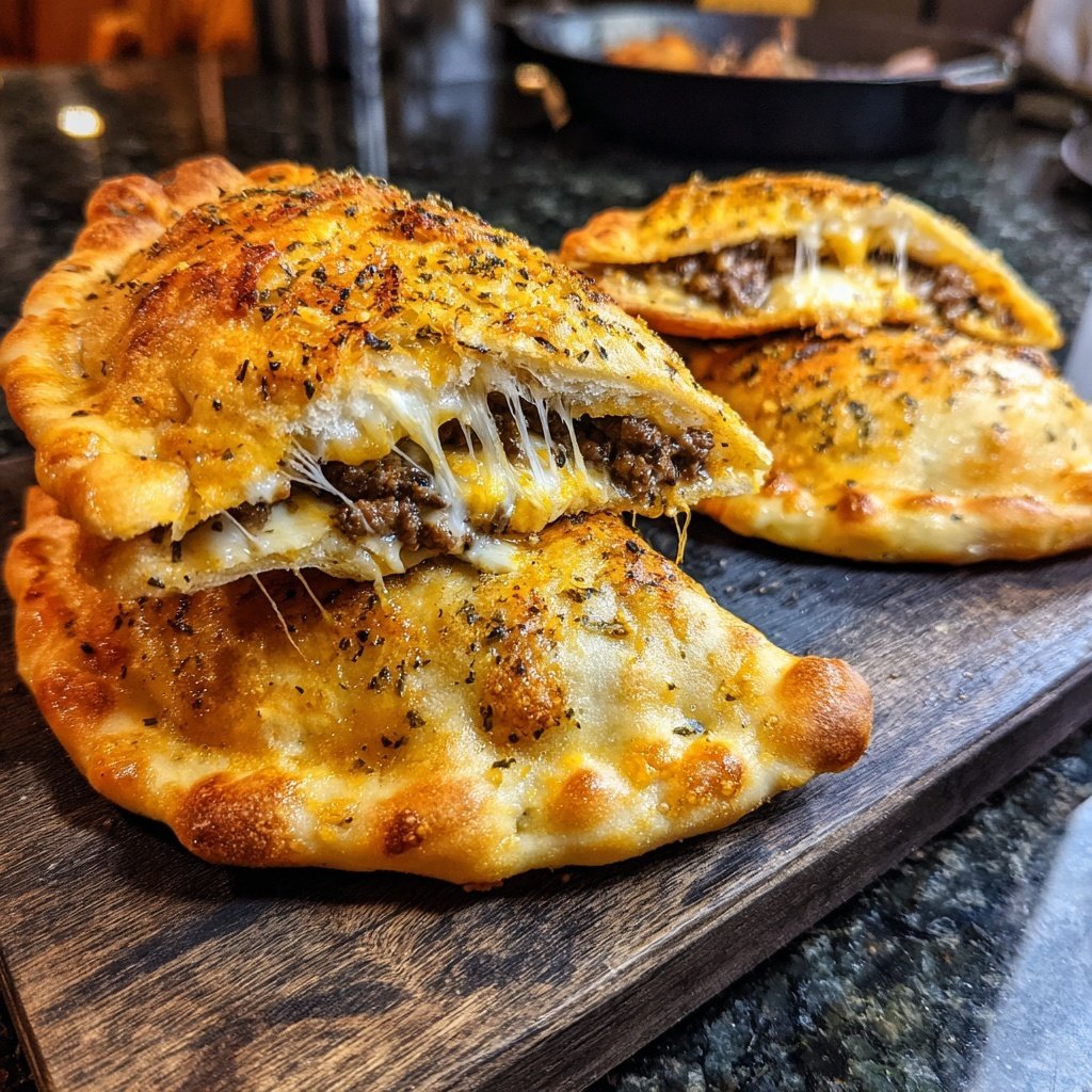 Super Bowl Party Food Stuffed Mini Flatbreads