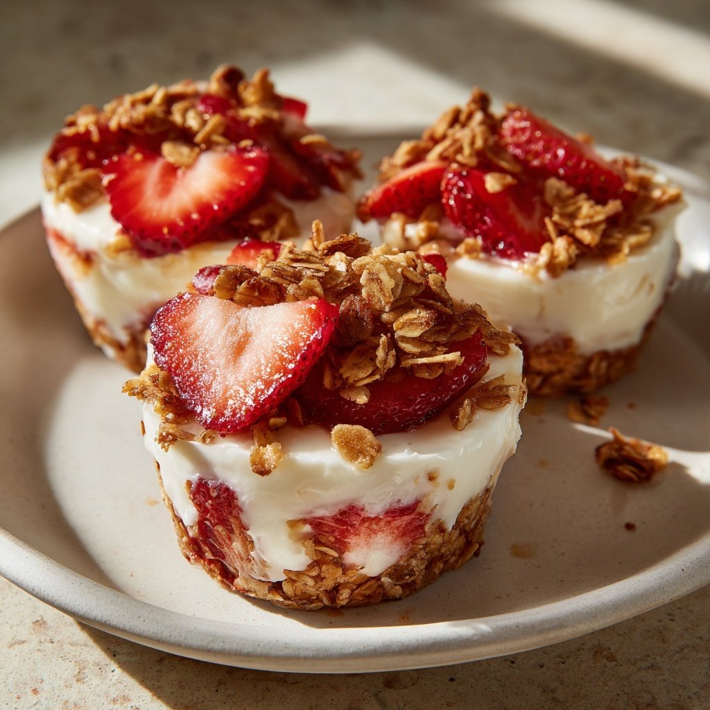 Strawberry Yogurt Breakfast Cups