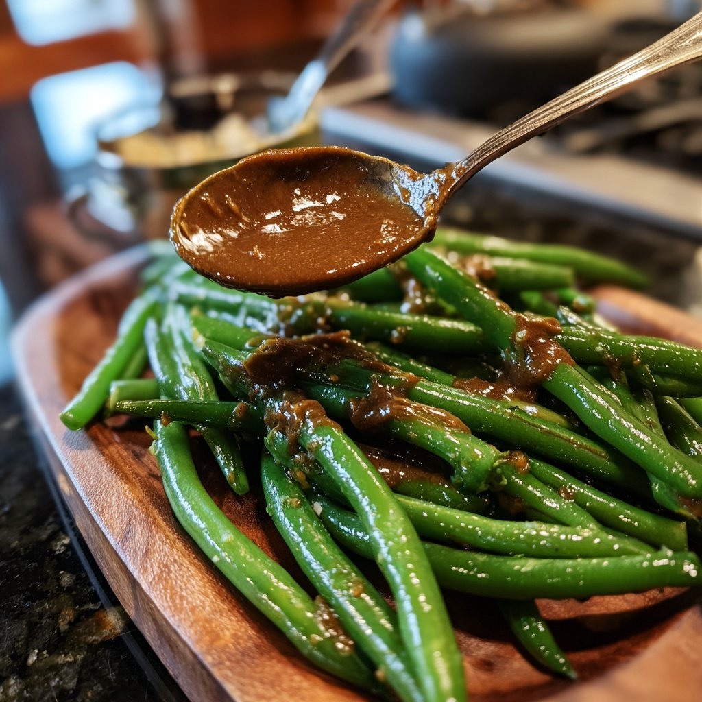 Green Beans with Almond Butter