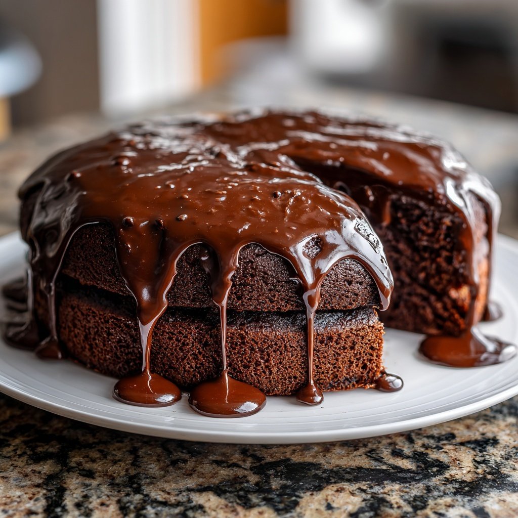 Chocolate Cake With Ganache