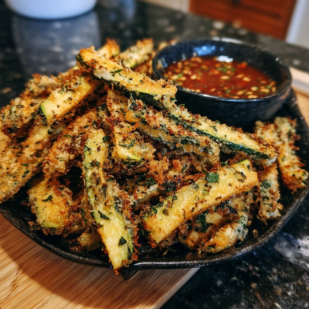 Crispy Zucchini Veggie Fries